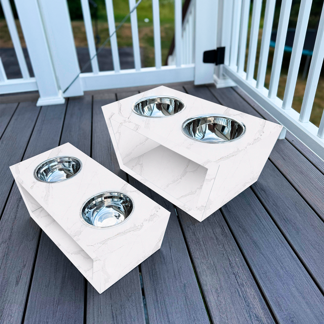 Straight - Quartz Pet Feeder